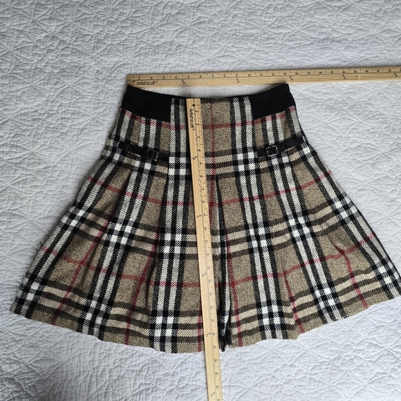 Vintage Plaid Pleated Nova Check Wool Blend Skirt - Picture 12 of 12